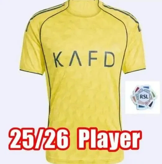 2025 2026 Al Nassr FC Soccer Jerseys Ronaldo CR7 25 26 27 Home Away Third Gonzal - SitterJersey.com
