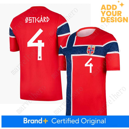 Norway Jersey THORSTVEDT NO 18 World Cup 2026 Norwegian National Team Sports T s - SitterJersey.com