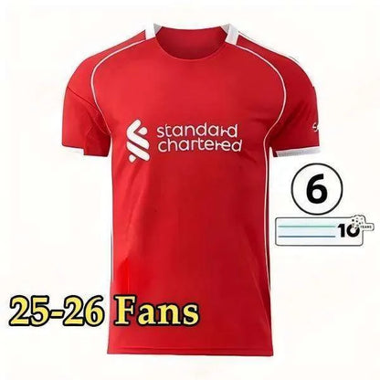 25 26 27 liverpool Wirtz SALAH football shirt Ekitike MAC ISAK ALLISTER Kerkez G - SitterJersey.com