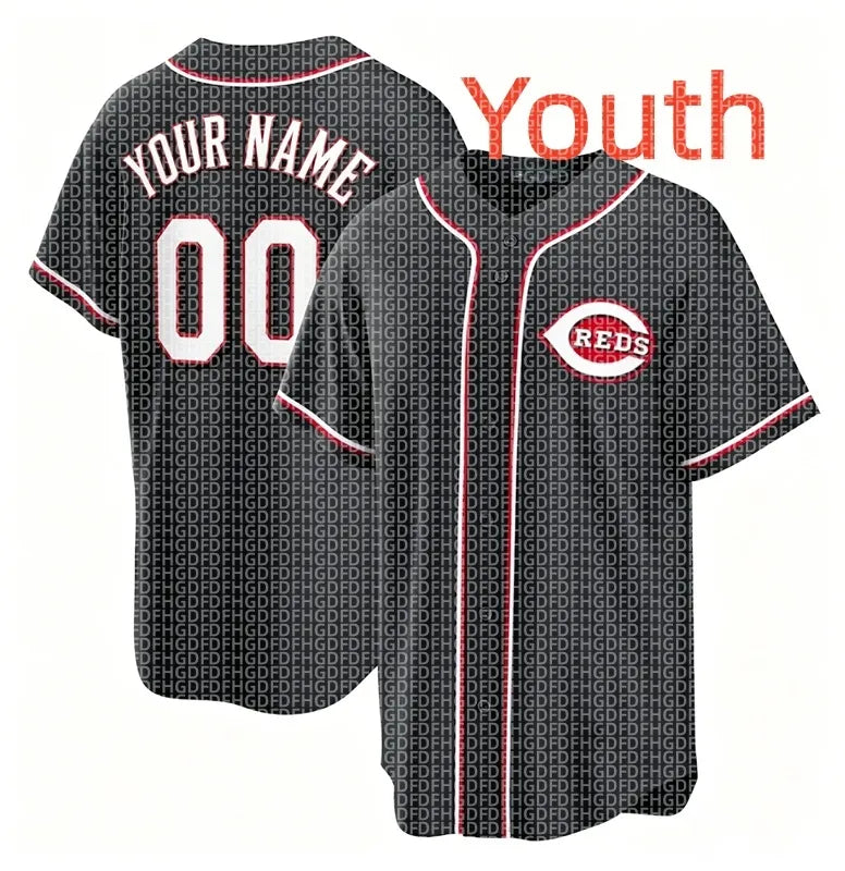 Reds Baseball Jersey Custom Elly De La Cruz Ke'Bryan Hayes Tyler Stephenson Spen - SitterJersey.com