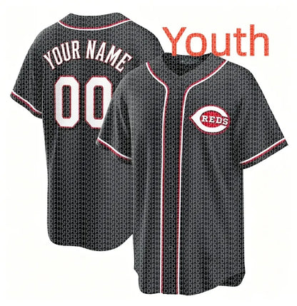 Reds Baseball Jersey Custom Elly De La Cruz Ke'Bryan Hayes Tyler Stephenson Spen - SitterJersey.com