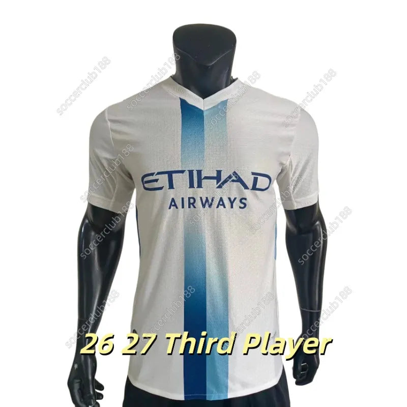25 26 27 HAALAND MAN CITY soccer jerseys FODEN MARMOUSH DOKU MARMOUSH KOVACIC GV - SitterJersey.com
