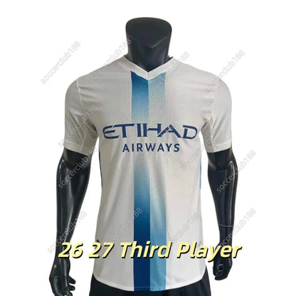 25 26 27 HAALAND MAN CITY soccer jerseys FODEN MARMOUSH DOKU MARMOUSH KOVACIC GV - SitterJersey.com