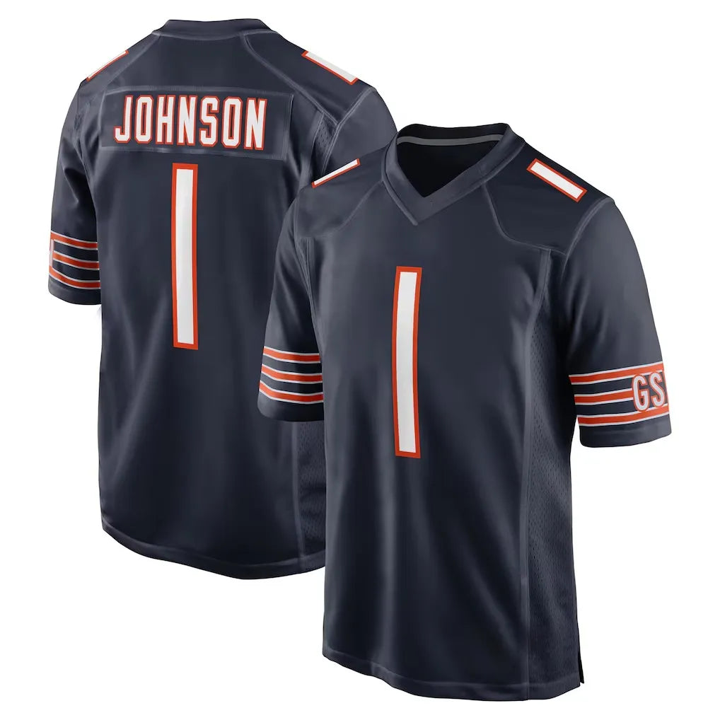 Men's 1 Black 26 62 Green America Football Jersey - Breathable, Short Sleeve, V- - SitterJersey.com