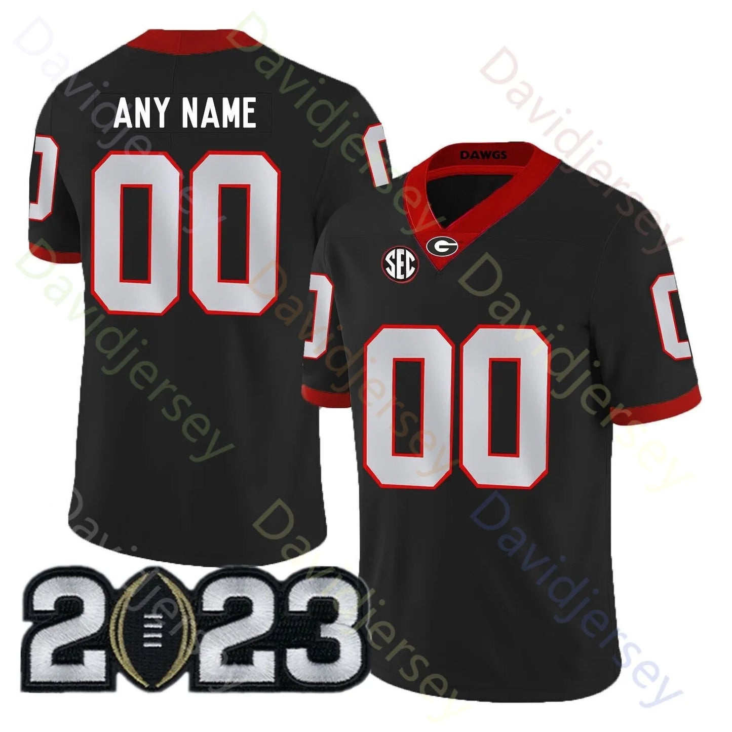 Georgia Bulldog Football Jersey College Gunner Stockton Zachariah Branch Kaiden  - SitterJersey.com
