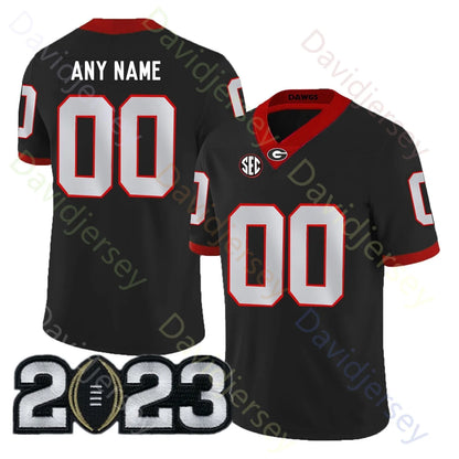 Georgia Bulldog Football Jersey College Gunner Stockton Zachariah Branch Kaiden  - SitterJersey.com