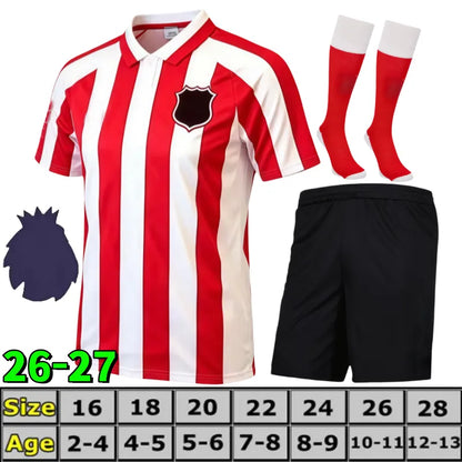 2026-27 sunderland Soccer JerseyS Home away third 25/26 RED BLACK KIDS s STEWART - SitterJersey.com