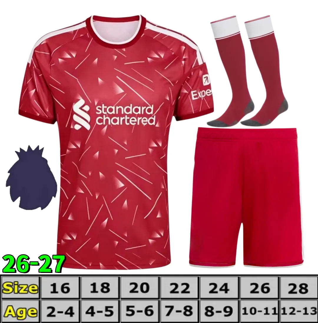 liverpooll 25 26 27The Reds Mohamed ISAK WIRTZ MAC ALLISTER Home Away men Soccer - SitterJersey.com
