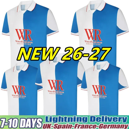 3XL 4XL Blackburn 26 27 Soccer Jerseys OHASHI SHEARER GUEYE DOLAN SIGURDSSON BRI - SitterJersey.com