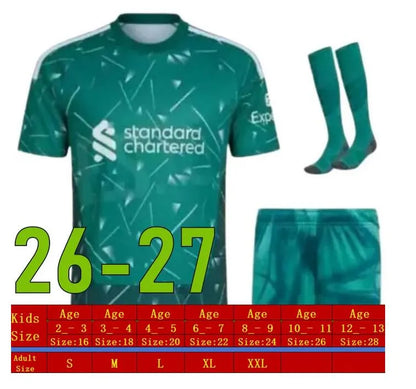 LFC 25 26 27 Liveropool Jersey ISAK WIRTZ EKITIKE M.SALAH VIRGIL Liveropool socc - SitterJersey.com
