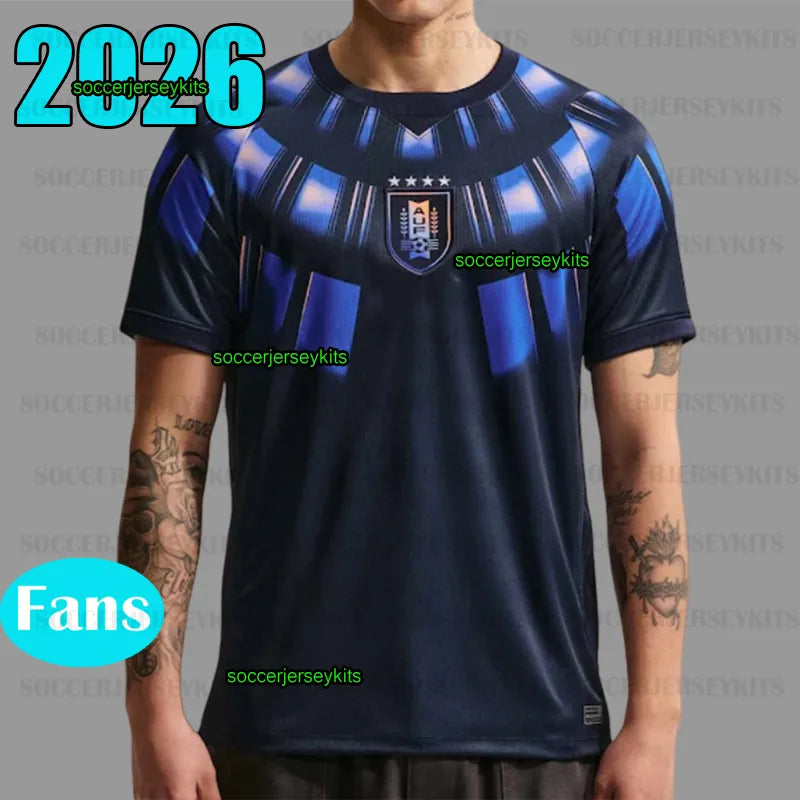 Uruguay jersey 2026 world cup football shirts player long sleeve 2025 national t - SitterJersey.com
