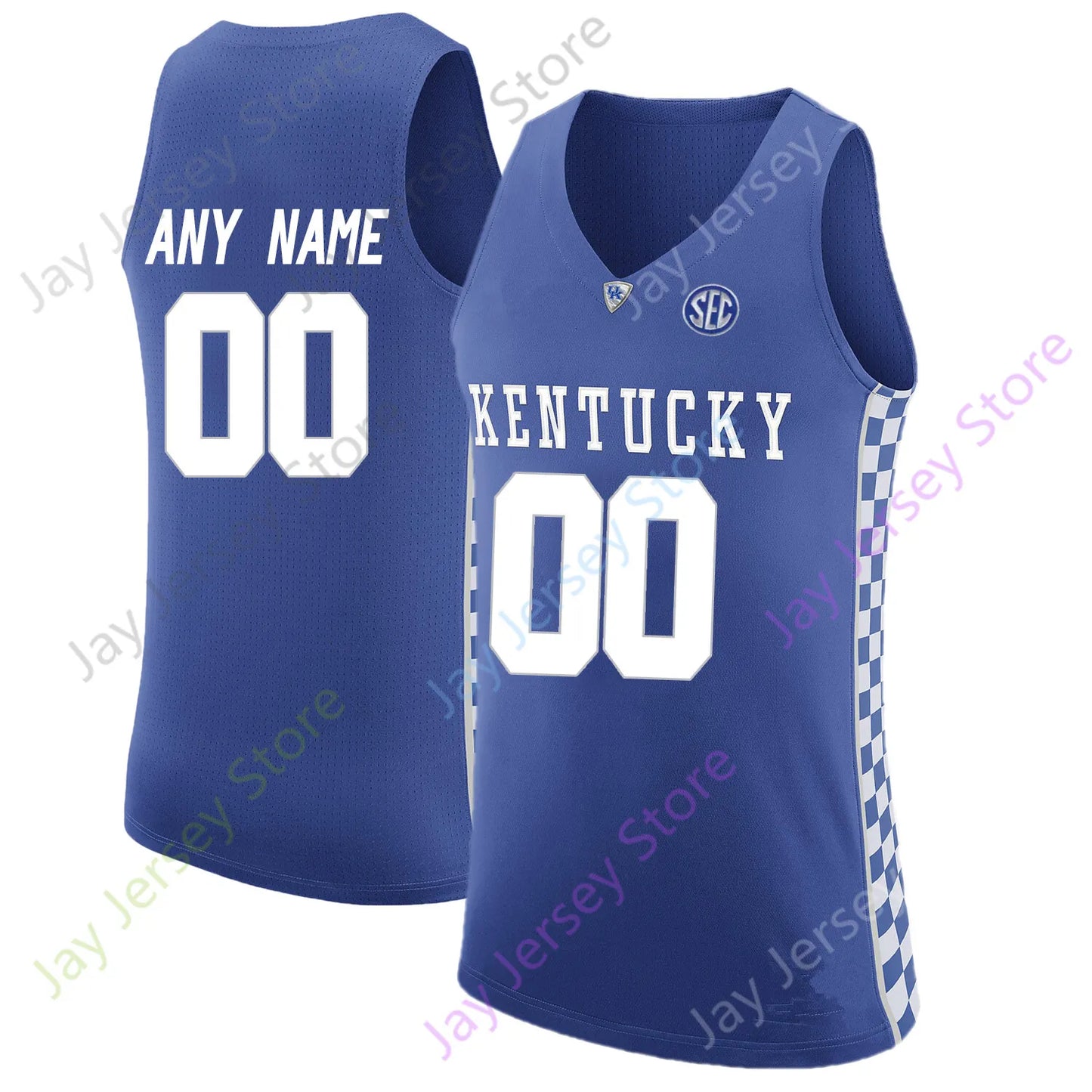 Kentucky Wildcat Basketball Jersey College 1 Denzel Aberdeen 00 Otega Oweh 5 Col - SitterJersey.com