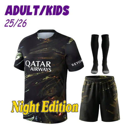 Psges jersey Soccer Jerseys DEMBELE HAKIMI 25 26 27 enfants 2026 football shirts - SitterJersey.com