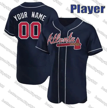 All-Star USA250 250th Ronald Acuna Jr. Braves Baseball Jersey 1 Ozzie Albies Spe - SitterJersey.com