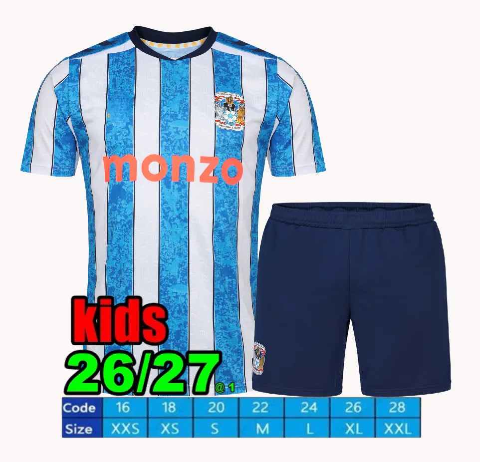 Coventry City 26 27 Soccer Jerseys VAN EWIJK Home AWAY THIRD Sheaf Gyokeres Godd - SitterJersey.com