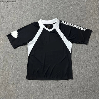 #7 Comfy V-Neck Football Jerseys Men Mesh Embroidery for Training and Competitio - SitterJersey.com