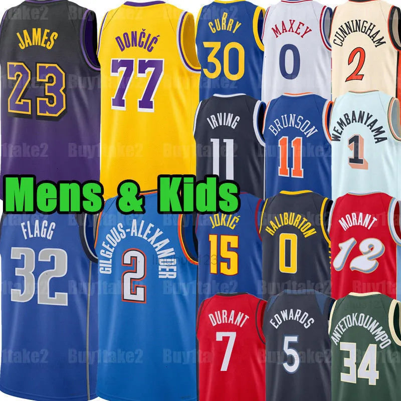 IN STOCK Mens #15 Jokic Basketball Jersey Embroidered Sports Jersey Double Stitc - SitterJersey.com