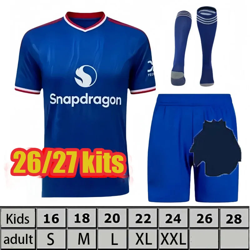 ManUnited SESKO MBEUMO CUNHA 25 26 27 Soccer Jerseys football shirts B. FERNANES - SitterJersey.com