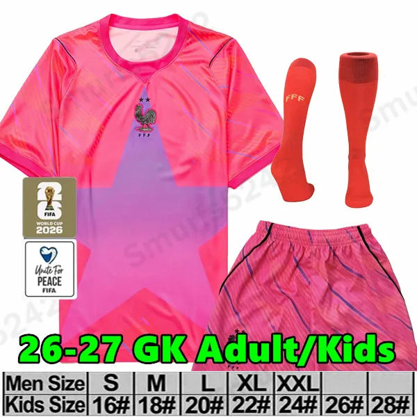 NEW 26 27 France jersey 2026 World Cup french soccer jerseys MBAPPE THAUVIN BARC - SitterJersey.com
