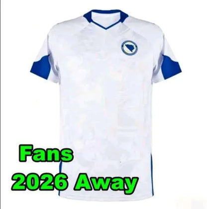 Bosnia Jersey 2026 Bosnia And Herzegovina Dzeko Soccer Jerseys 26 27 Home Away M - SitterJersey.com