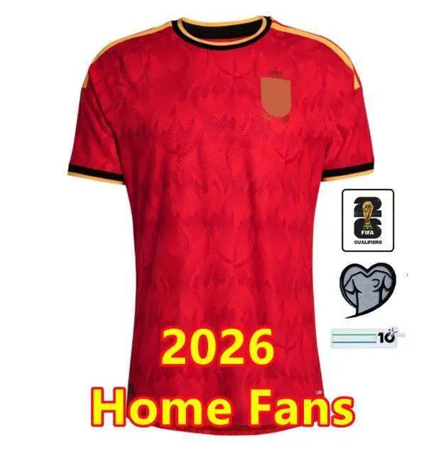 Belgium Jersey 2026 World Cup Soccer Jerseys DE BRUYNE R. LUKAKU E. HAZARD MERTE - SitterJersey.com