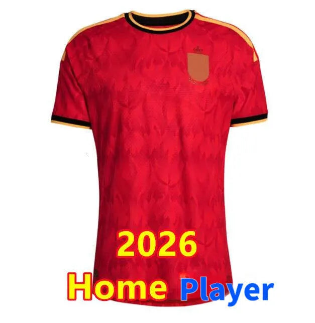 Belgium Jersey 2026 World Cup Soccer Jerseys DE BRUYNE R. LUKAKU E. HAZARD MERTE - SitterJersey.com