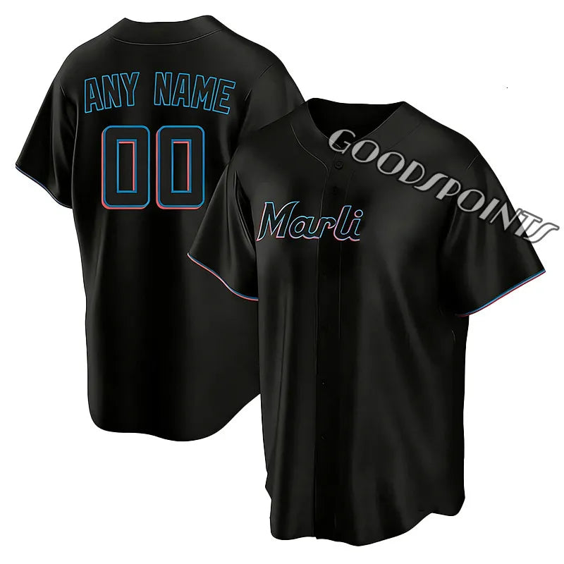 Miamis Marlins Jersey Eury Perez Sandy Alcantara Agustin Ramirez Fairbanks jerse - SitterJersey.com