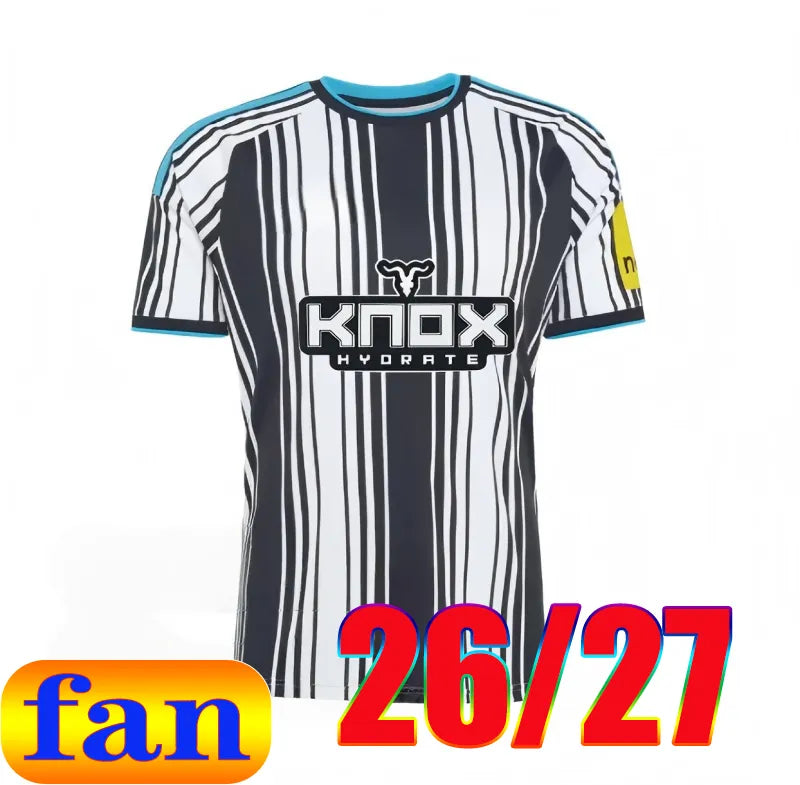 Newcastle 26 27 Football Shirt Black Children's Set Top BARNES BRONO G. Gordon I - SitterJersey.com