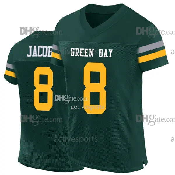 Embroidered Polyester Jersey, V-Neck Short Sleeve Sports Top, Loose Fit for Socc - SitterJersey.com