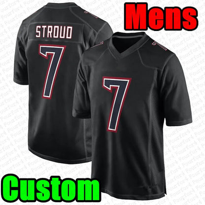 CJ Stroud Nico Collins Football Jersey David Montgomery Nick Chubb Will Anderson - SitterJersey.com