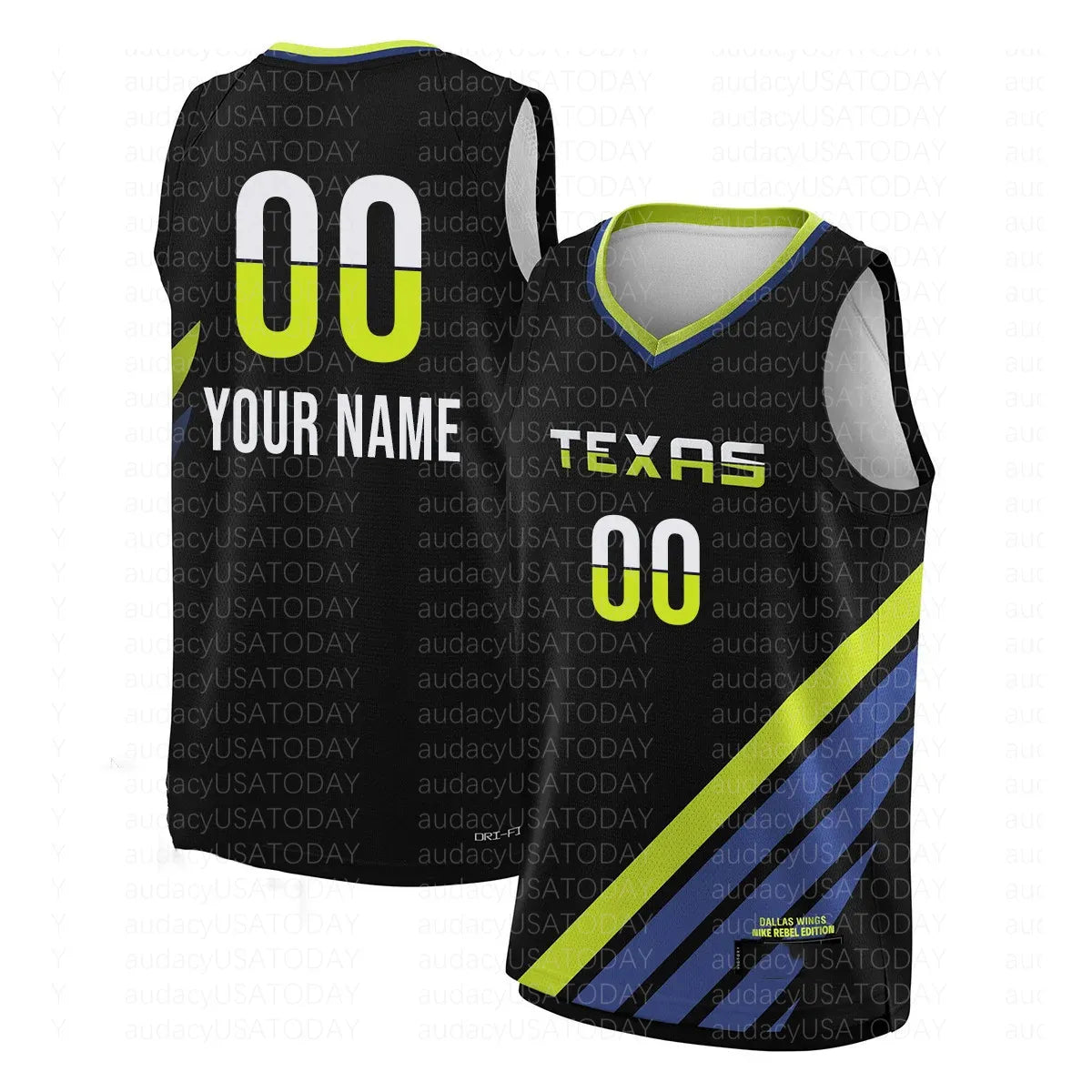 5 Paige Bueckers Wings 2025 2026 Rebel basketball Jerseys Dallas Azzi Fudd Arike - SitterJersey.com