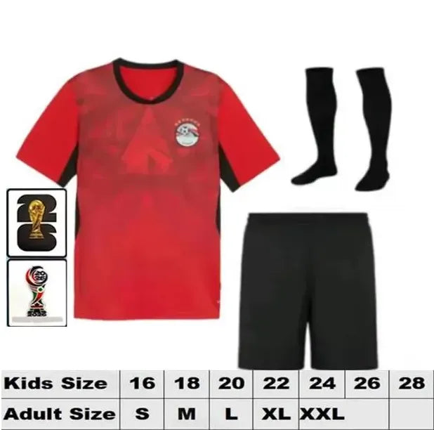 2025 SALAH World Egypt Soccer jerseys 26 27 MARMOUSH TREZEGUET IBRAHIM M ATEYA N - SitterJersey.com