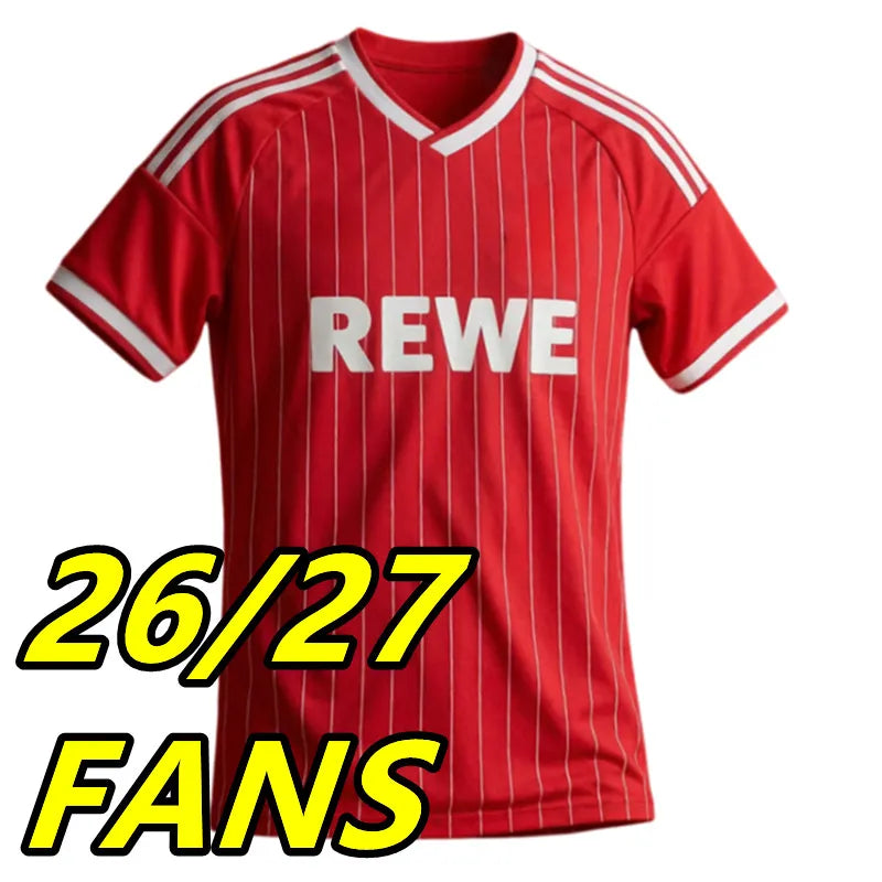 New 2026 2027 FC Koln Soccer Jerseys Koln jersey MARTEL HUBERS WALDSCHMIDT KAINZ - SitterJersey.com