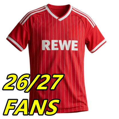 New 2026 2027 FC Koln Soccer Jerseys Koln jersey MARTEL HUBERS WALDSCHMIDT KAINZ - SitterJersey.com