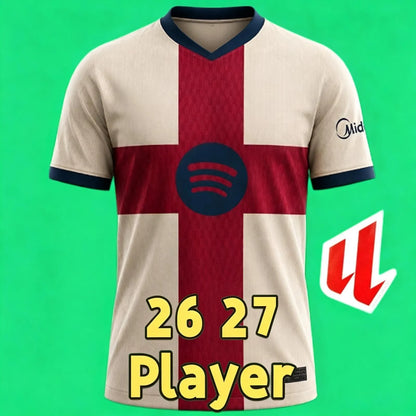 Barcelona 25 26 27 LAMINE YAMAL Lewandowski Soccer Jerseys Gordon GAVI RASHFORD  - SitterJersey.com