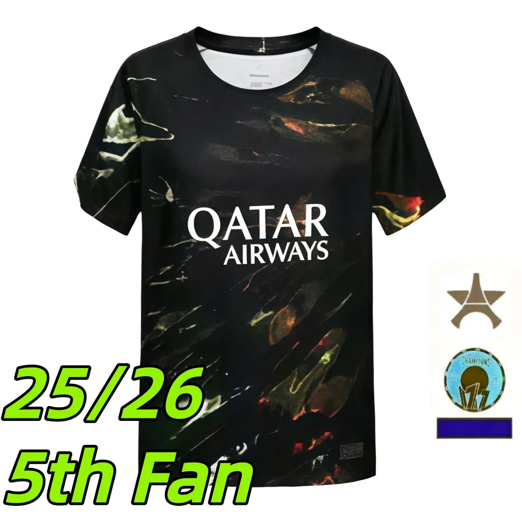 Psges jersey 26 27 maillot psges O.DEMBELE KVARATSKHELIA EMERY RAMOS HAKIMI N.ME - SitterJersey.com