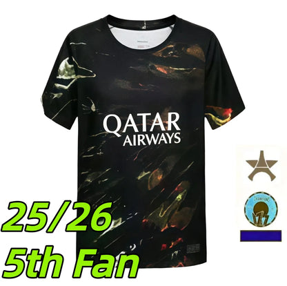 Psges jersey 26 27 maillot psges O.DEMBELE KVARATSKHELIA EMERY RAMOS HAKIMI N.ME - SitterJersey.com