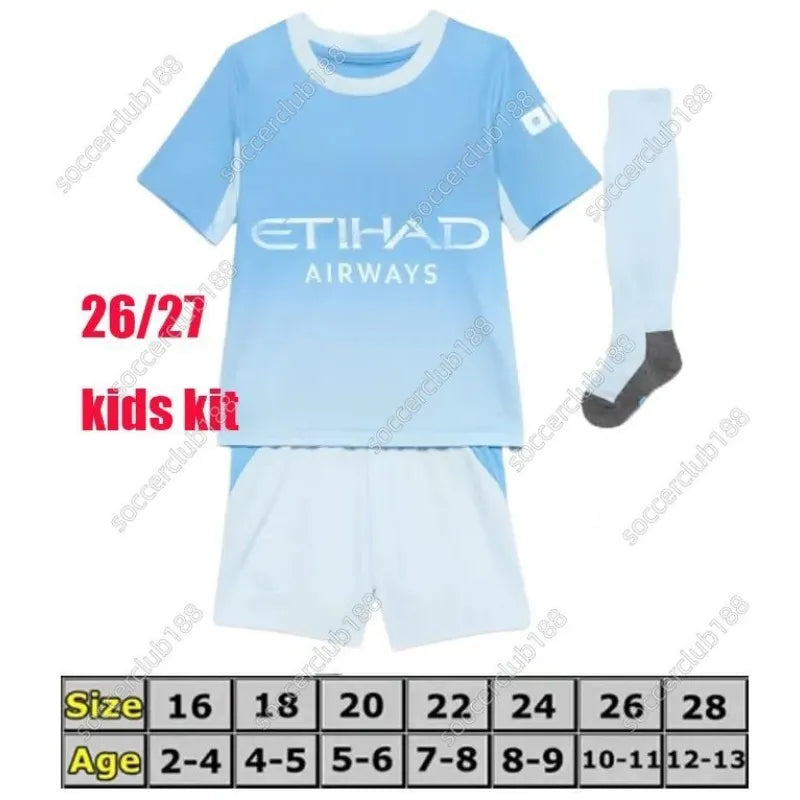 25 26 27 HAALAND MAN CITY soccer jerseys FODEN MARMOUSH DOKU MARMOUSH KOVACIC GV - SitterJersey.com