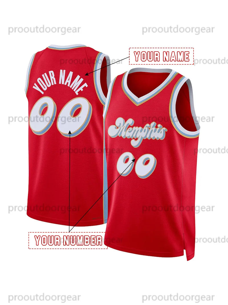 2024/25 City Edition Basketball Jersey Morant Edey Jackson Jr. Bane Custom Jerse - SitterJersey.com