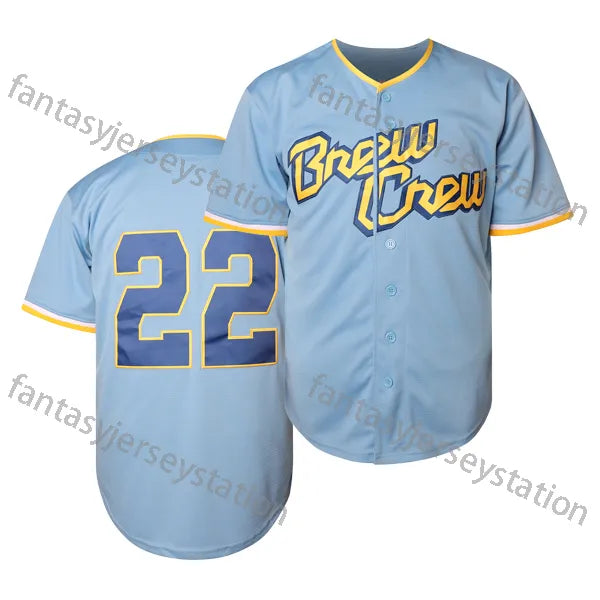 27 blue mens baseball jersey embroidered guerrerd jr vneck polyester sports top  - SitterJersey.com