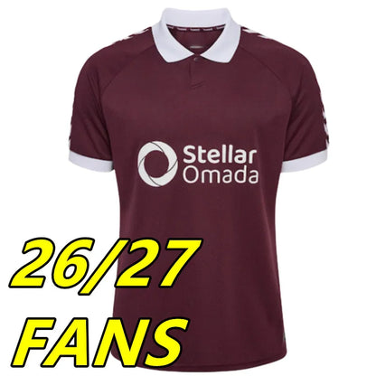 26 27 Heart of Midlothian Soccer Jerseys Hearts Home Fans BOYCE SHANKLAND DEVLIN - SitterJersey.com