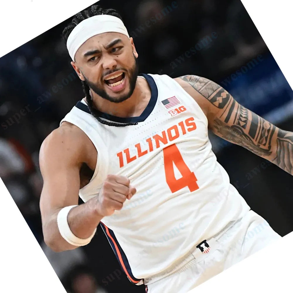 2 Andrej Stojakovic Illinois Fighting Illini Basketball Jersey Tomislav Ivisic K - SitterJersey.com