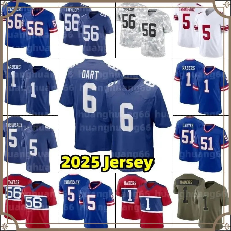 44 Cam Skattebo Jaxson Dart Malik Nabers Football Jersey Arvell Reese Abdul Cart - SitterJersey.com