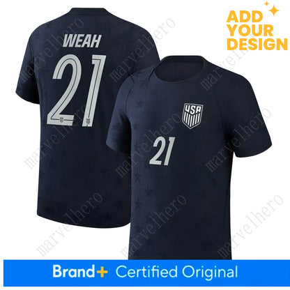 America Away Jersey Folarin Balogun 20 World Cup 2026 Shirt American National Te - SitterJersey.com