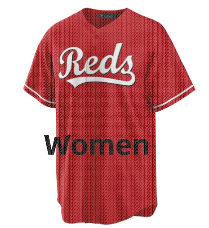 Reds Baseball Jersey Custom Elly De La Cruz Ke'Bryan Hayes Tyler Stephenson Spen - SitterJersey.com