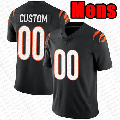 Joe Burrow JaMarr Chase Football Jersey Dexter Lawrence II Joe Flacco Tee Higgin - SitterJersey.com