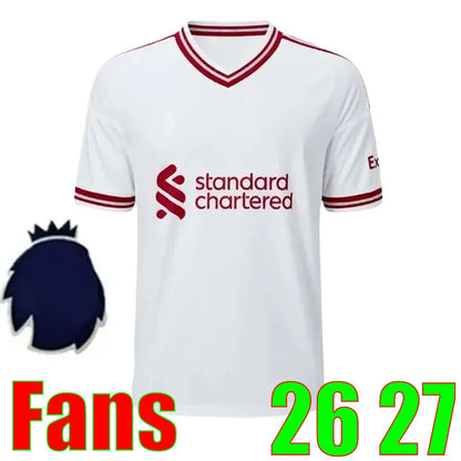 Liveropool Jersey 26 27 SZOBOSZLAI LFC ISAK WIRTZ EKITIKE M.SALAH VIRGIL soccer  - SitterJersey.com