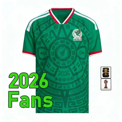 Mexico 2026 World Cup RAUL CHICHARITO Soccer Jersey 26 27 H LOZANO Kids Kit Foot - SitterJersey.com