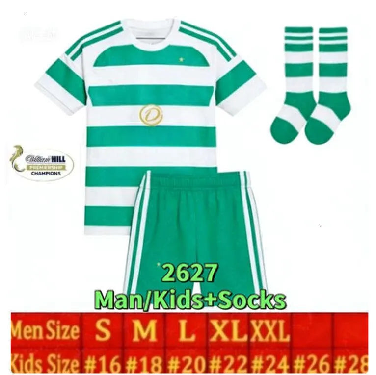 Celts football jersey celticfc jersey 25 26 27 Home Away Football Shirt ELYOUNOU - SitterJersey.com