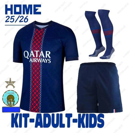 25/26 Season 1:1 Soccer Football Jersey Outdoor Sports Shirt Dembele Doue Kvarat - SitterJersey.com